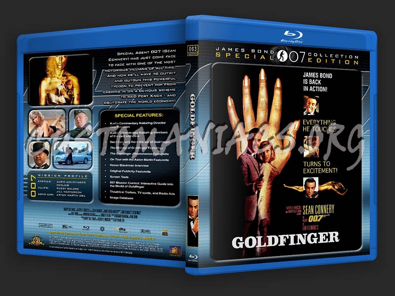 Goldfinger blu-ray cover