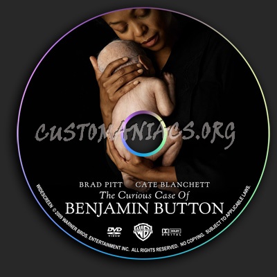 Curious Case Of Benjamin Button dvd label