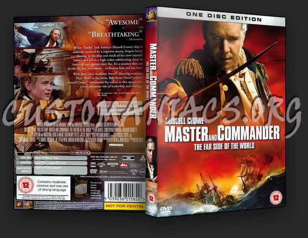 Master And The Commander: Far Side Of The World dvd cover