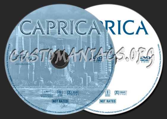 Caprica dvd label