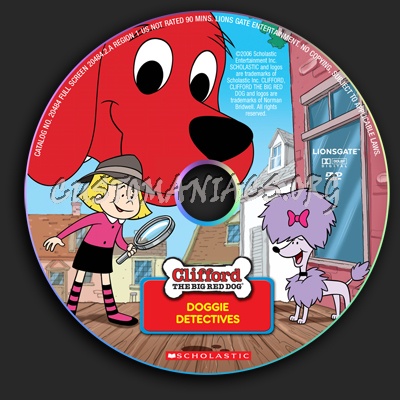 Best of Clifford: Doggie Detectives dvd label