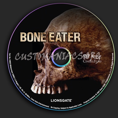 Bone Eater dvd label