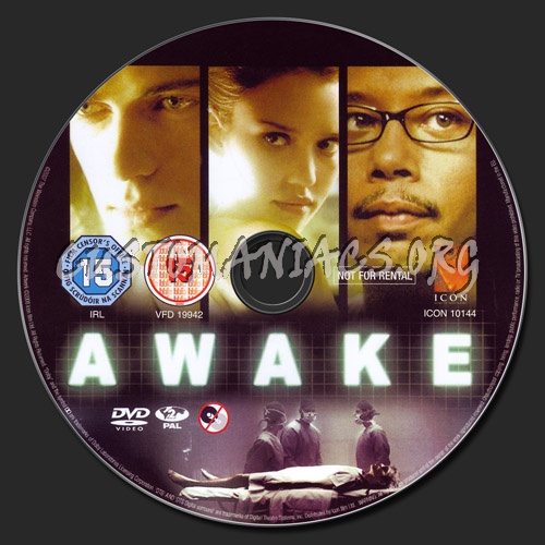 Awake dvd label