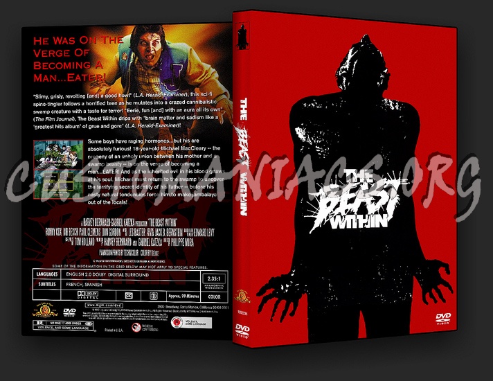 The Beast Within dvd cover