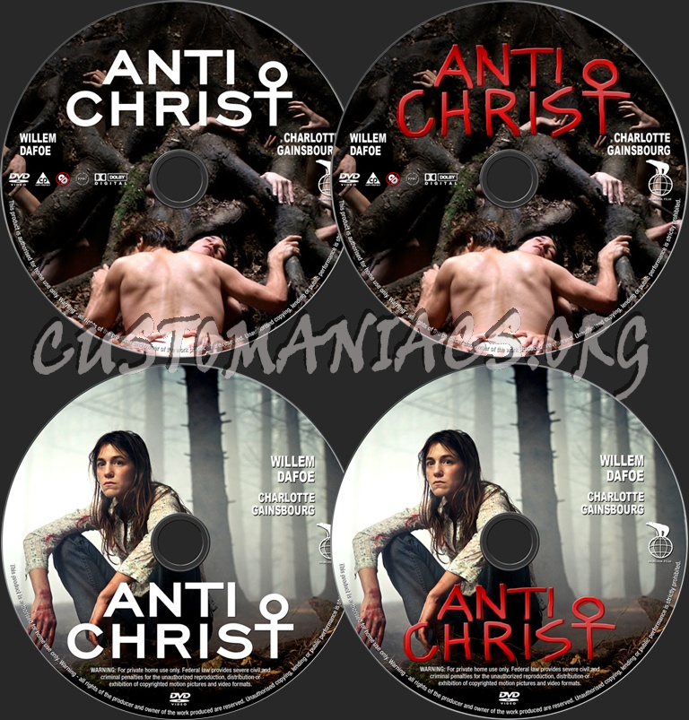 Antichrist dvd label