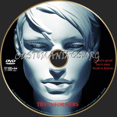 The Informers dvd label