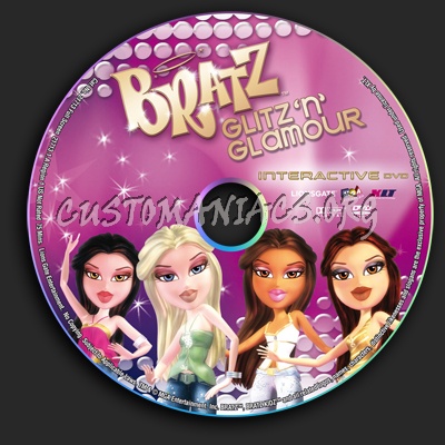 Bratz Glitz 'n' Glamour dvd label