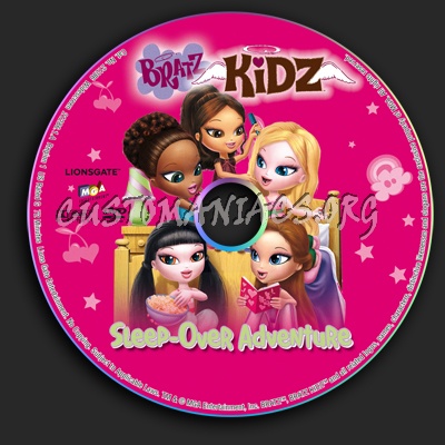 Bratz Kidz Sleep Over Adventure dvd label