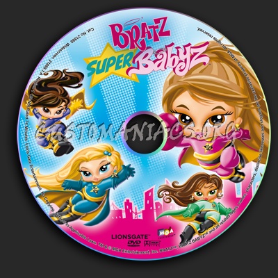 Bratz Super Babyz dvd label