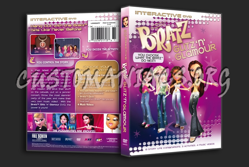 Bratz Glitz 'n Glamour dvd cover