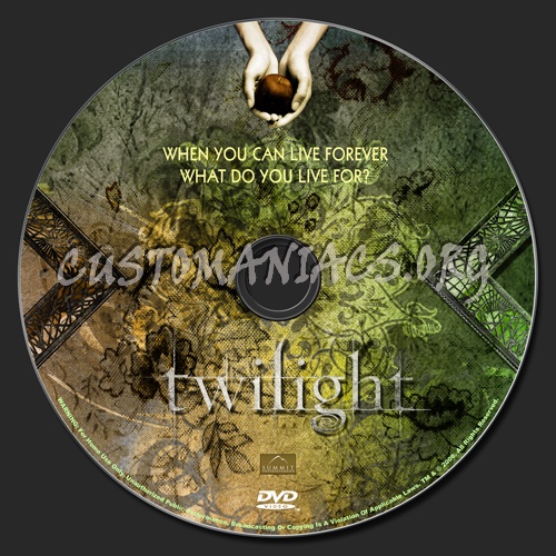 Twilight dvd label