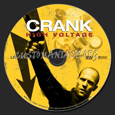 Crank 2: High Voltage dvd label