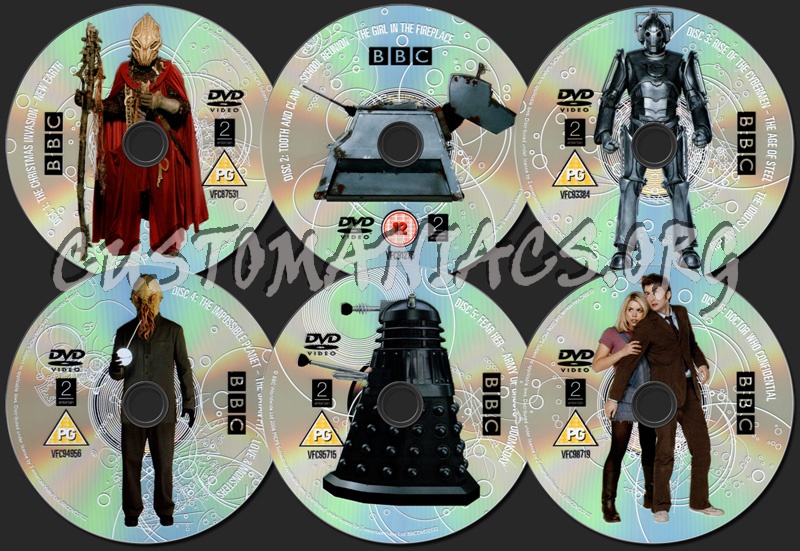 Doctor Who Series 2 dvd label