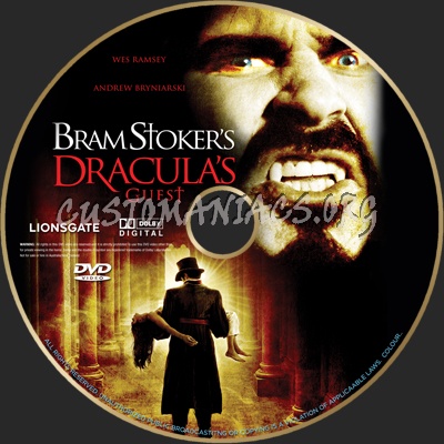 Bram Stokers's Dracula's Guest dvd label