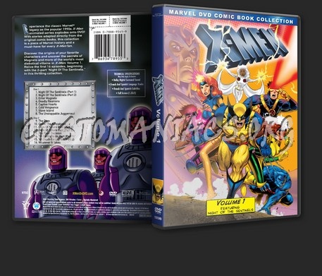 X-Men Volume 1 - Marvel DVD Comic Book Collection dvd cover