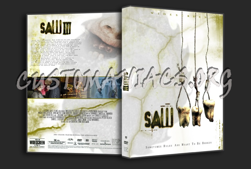 Saw 3 dvd cover