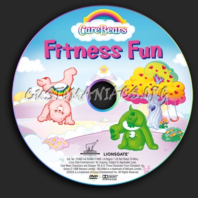 Care Bears Fitness Fun dvd label