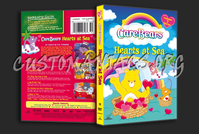 Care Bears Hearts at Sea dvd cover