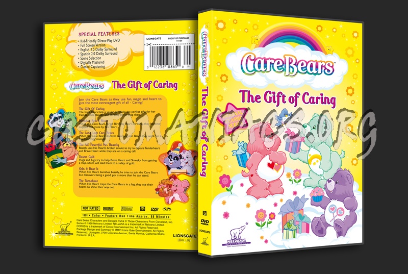 Care Bears The Gift of Caring dvd cover