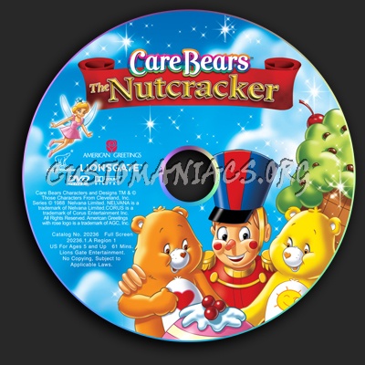 Care Bears The Nutcracker dvd label