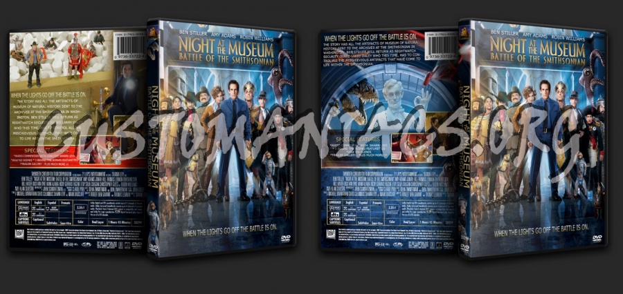 Night at the Museum: Battle of the Smithsonian dvd cover