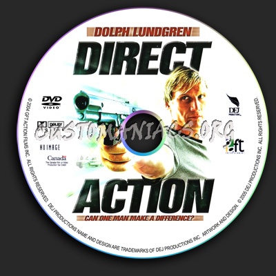 Direct Action dvd label