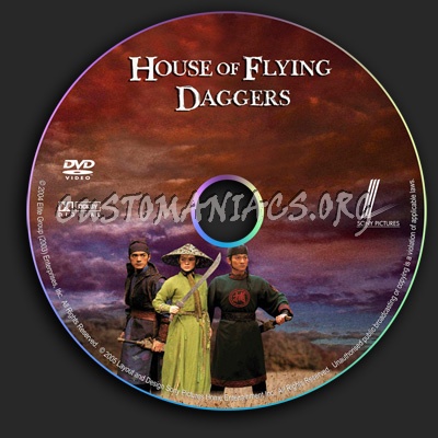 House Of Flying Daggers dvd label