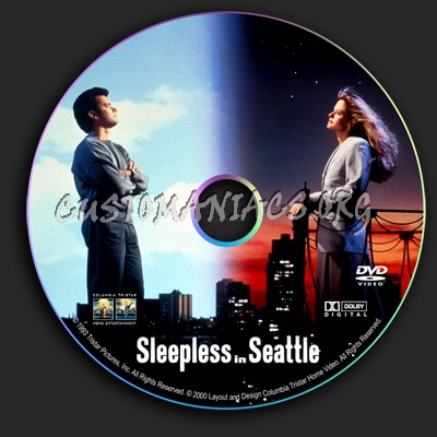 Sleepless in Seattle dvd label