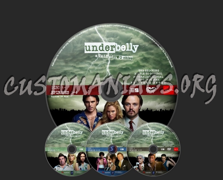 Underbelly - A Tale of Two Cities dvd label