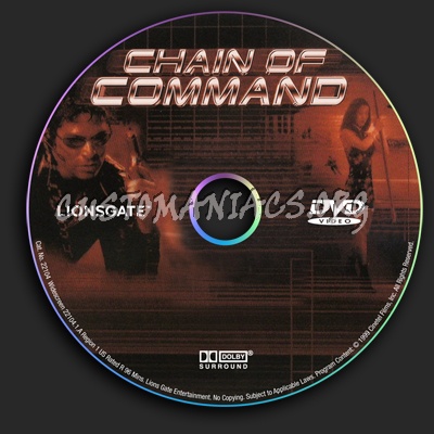 Chain of Command dvd label