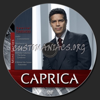 Caprica dvd label