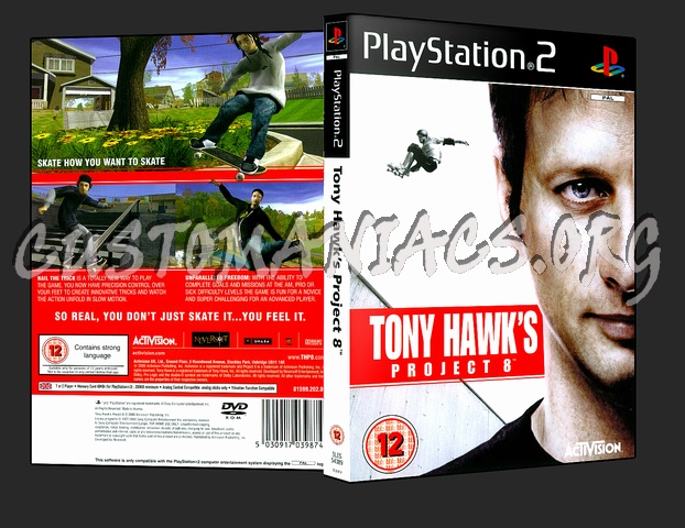Tony Hawk's Project 8 dvd cover