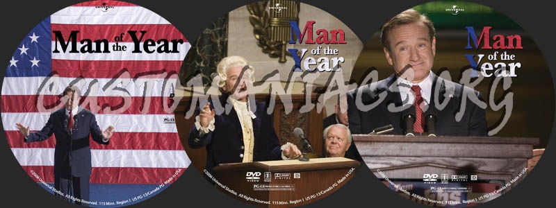 Man of the Year dvd label