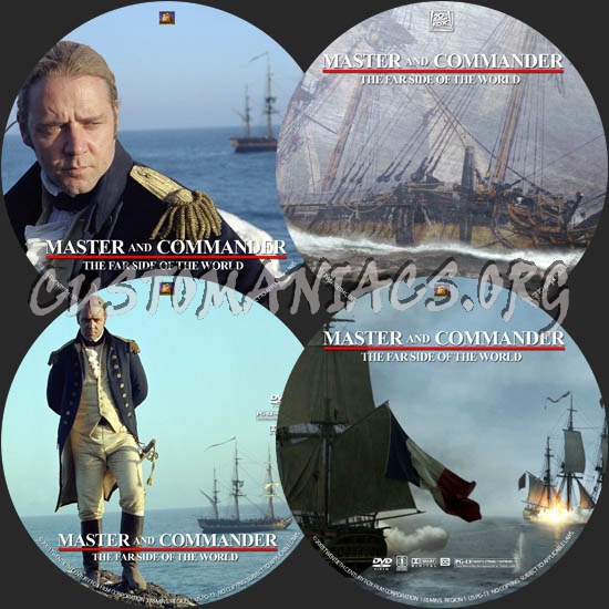 Master and Commander dvd label