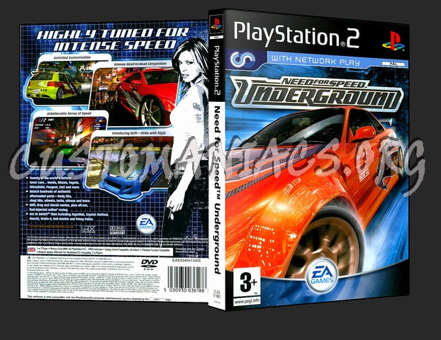 Need For Speed Underground dvd cover