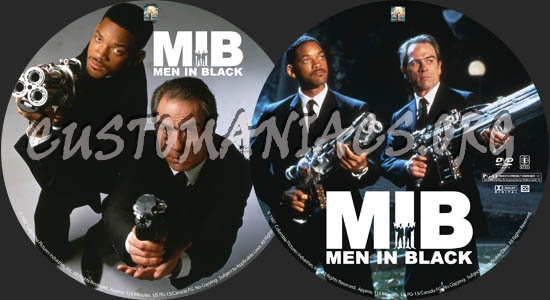Men in Black dvd label