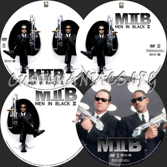 Men in Black II dvd label