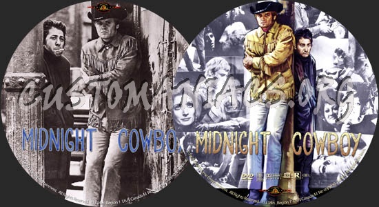 Midnight Cowboy dvd label