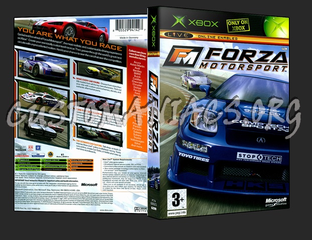 Forza Motorsport dvd cover