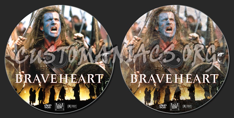 Braveheart dvd label