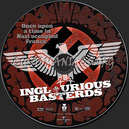 Inglourious Basterds dvd label