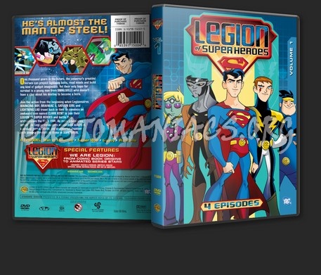 Legion of Super Heroes Volume 1 dvd cover