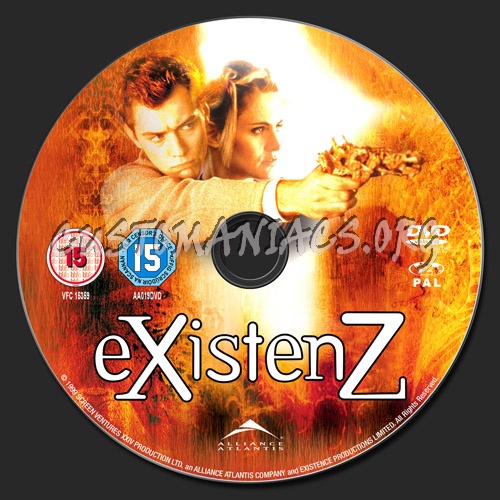 eXistenZ dvd label