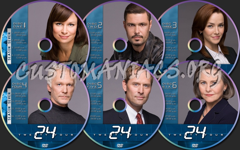 24 Season Seven dvd label