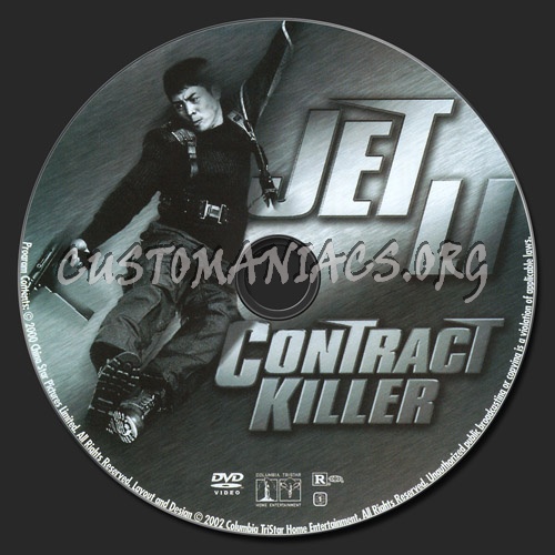 Jet Li Contract Killer dvd label