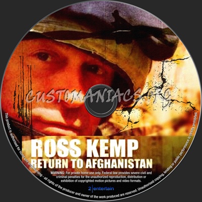 Ross Kemp Return to Afghanistan dvd label