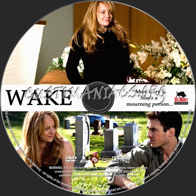 Wake dvd label