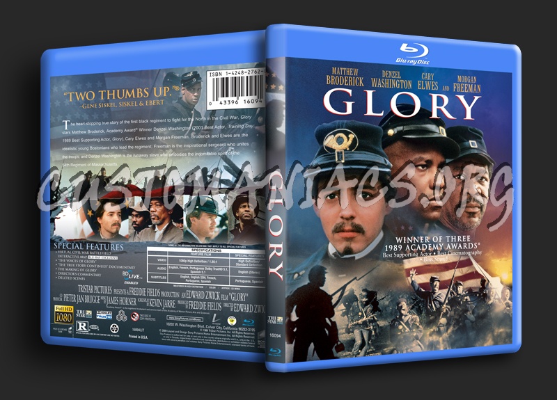 Glory blu-ray cover