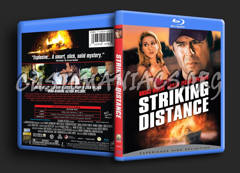 Striking Distance blu-ray cover