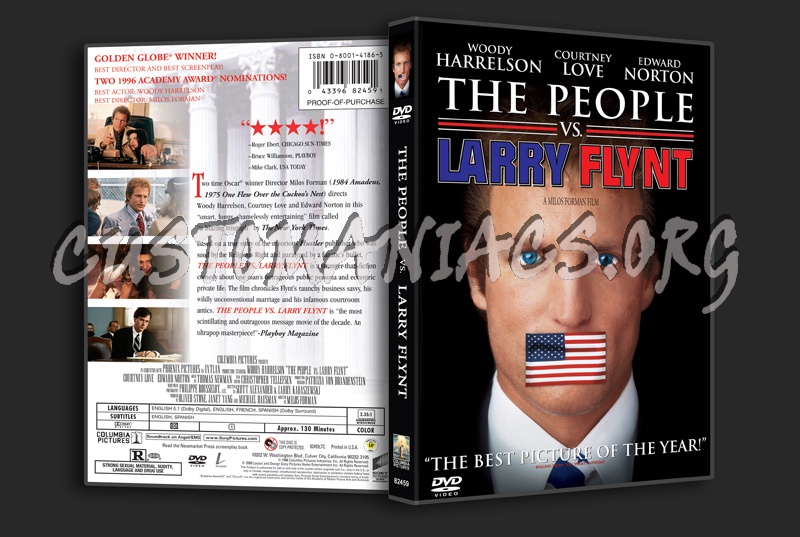 The People vs Larry Flynt dvd cover